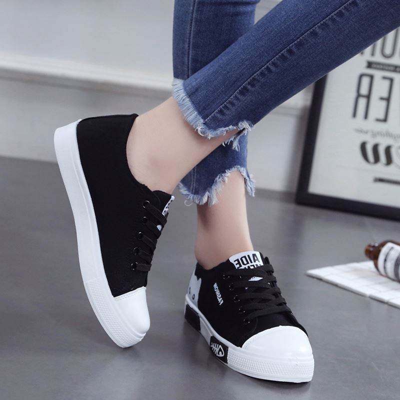 Women&apos;s shoes casual shoes women&apos;s flat canvas flat shoes