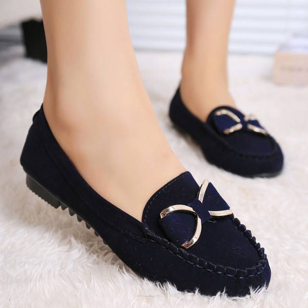 New women&apos;s flat bottom new women&apos;s casual single flat shoes