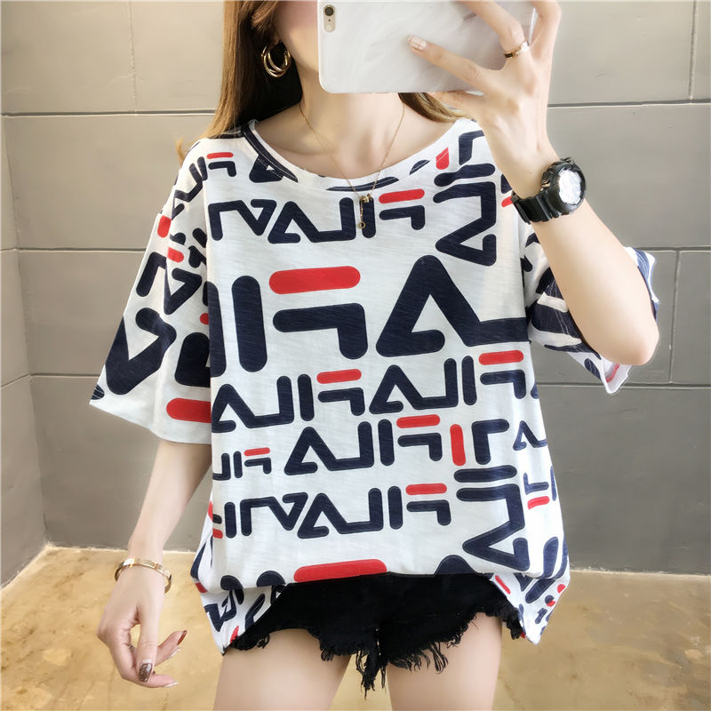 Summer new short-sleeved t-shirt plus size women's top t-shirt