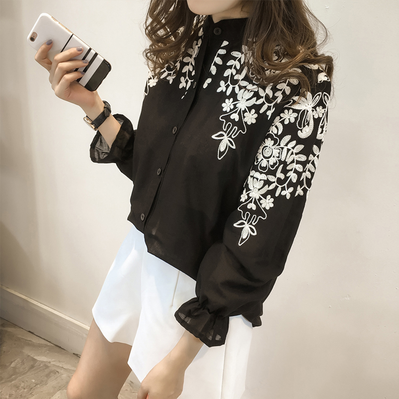 New Fashion women's clothing long Sleeve Casual Women Blouse shirt office lady women tops