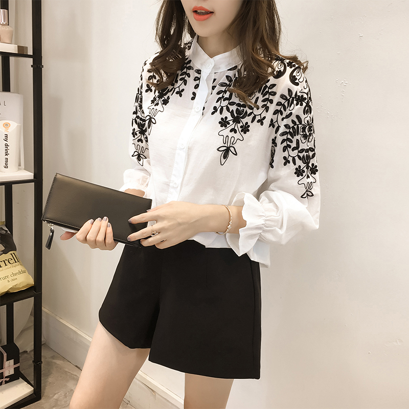New Fashion women's clothing long Sleeve Casual Women Blouse shirt office lady women tops