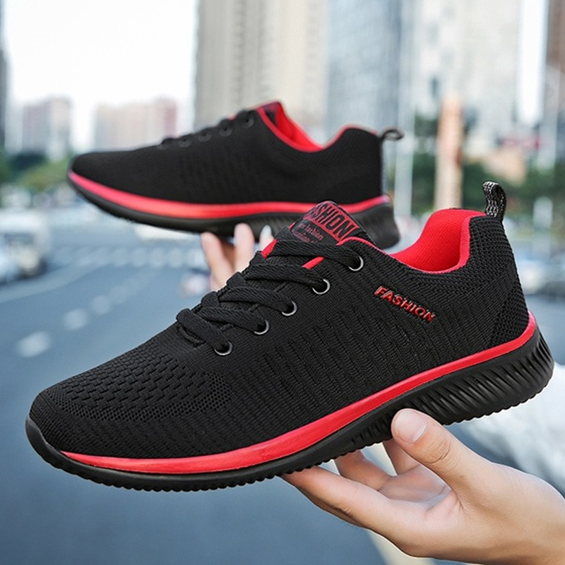 Men Sneakers Lightweight Running Sport Shoes Walking Casual Breathable Shoes Non-Slip Comfortable Big Size 39-45 Fashion Sneakers