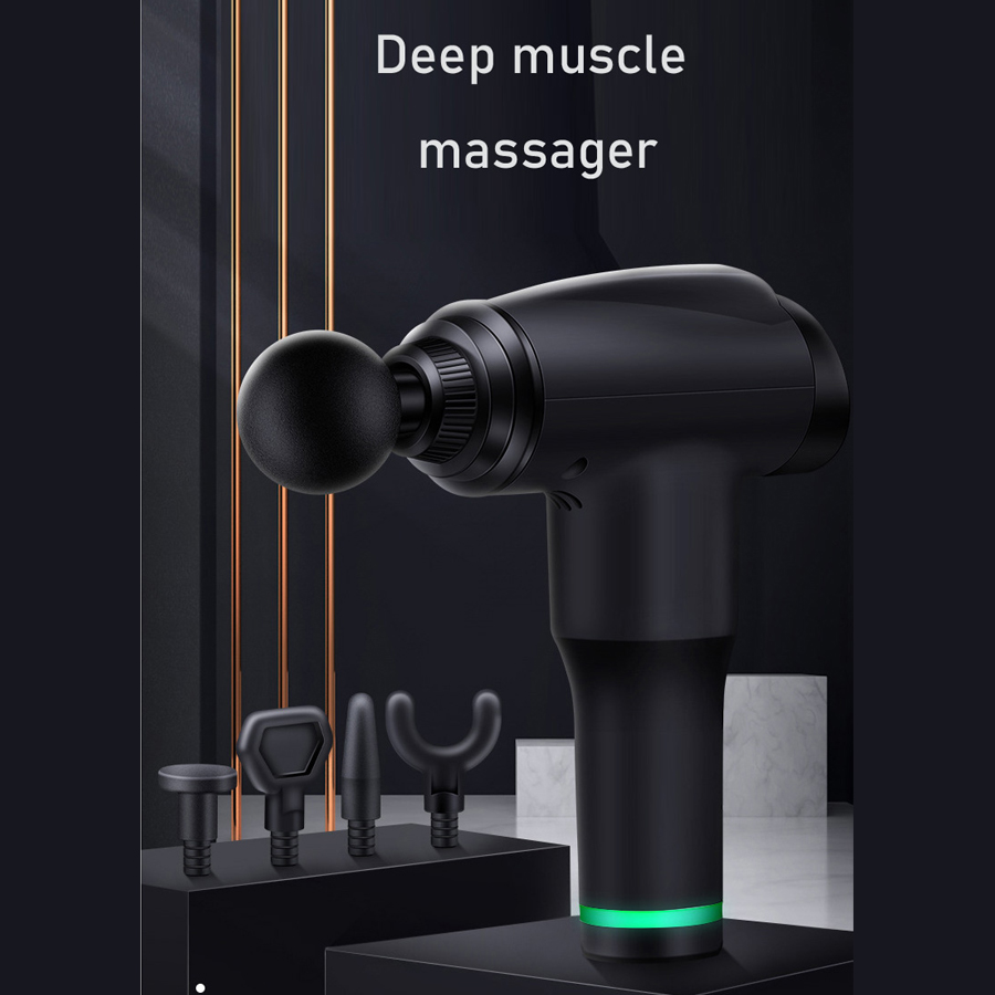 Electric fascial gun for muscle relaxation and massage