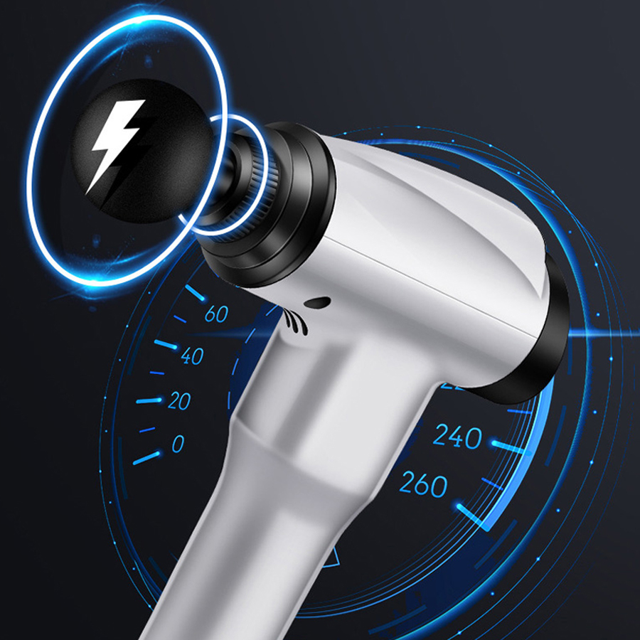 Electric fascial gun for muscle relaxation and massage
