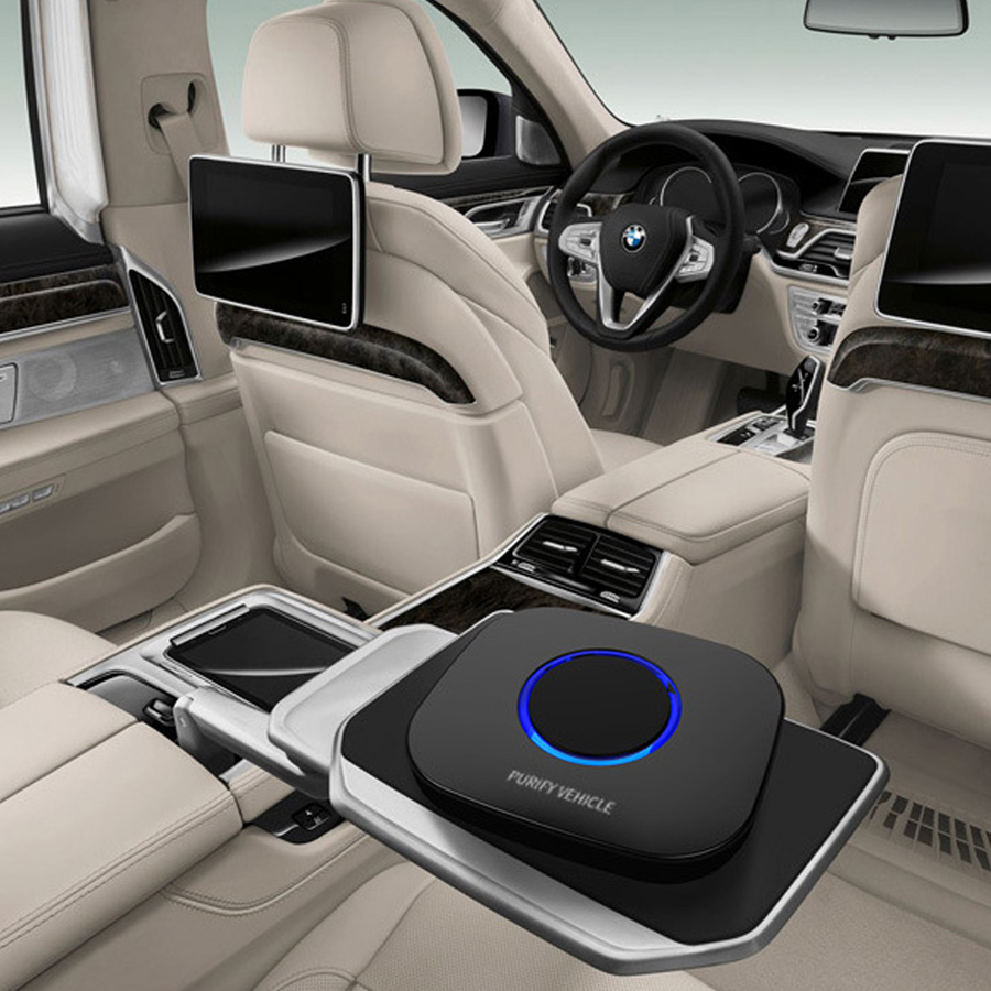 New intelligent car air purifier desktop office formaldehyde removal anion car oxygen bar