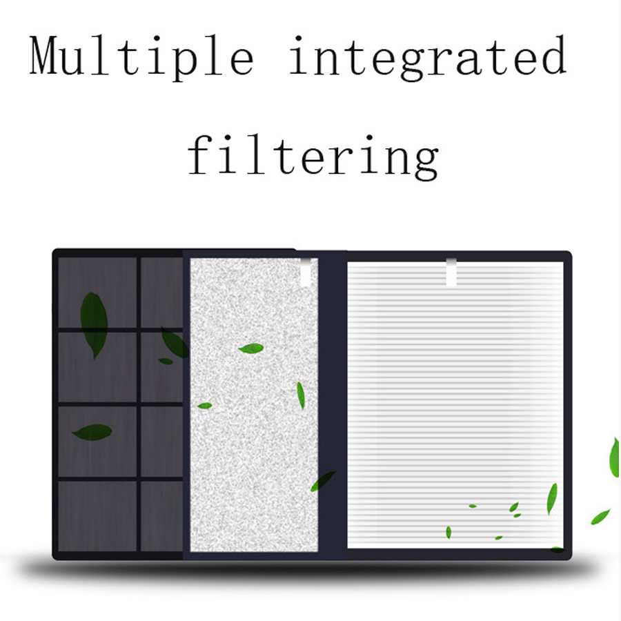 New intelligent car air purifier desktop office formaldehyde removal anion car oxygen bar