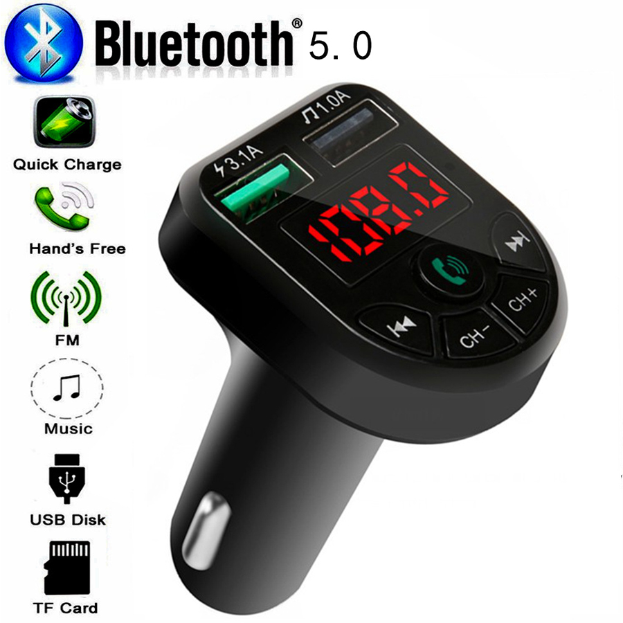 Car MP3 Bluetooth receiver FM transmitting handsfree call