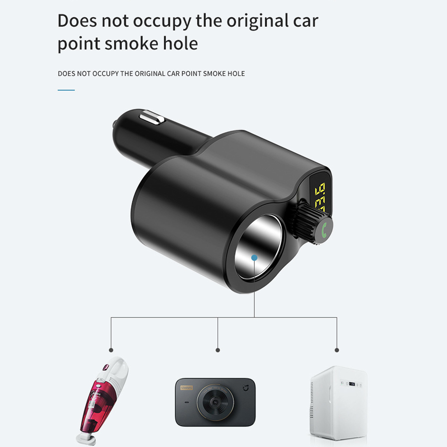 Car Bluetooth FM transmitter 3usb charger Wireless handsfree