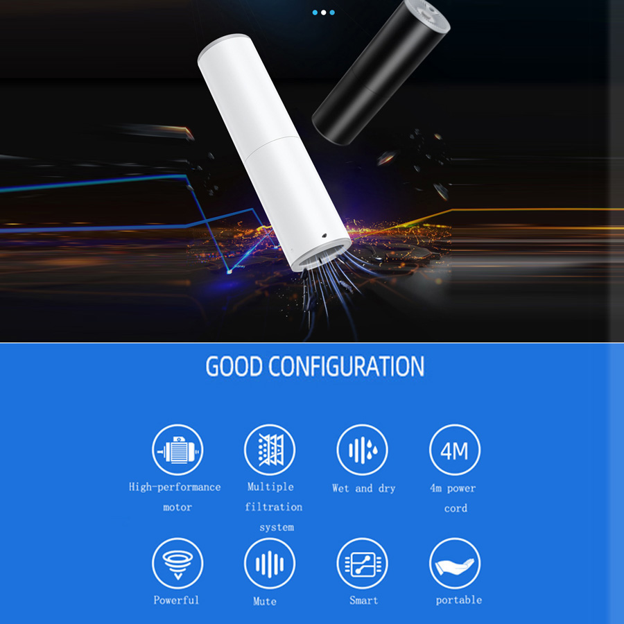 Car special wireless vacuum cleaner strong suction hand-held vacuum cleaner