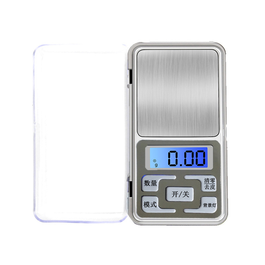 Mini kitchen food jewelry scale precision electronic scale portable stainless steel
