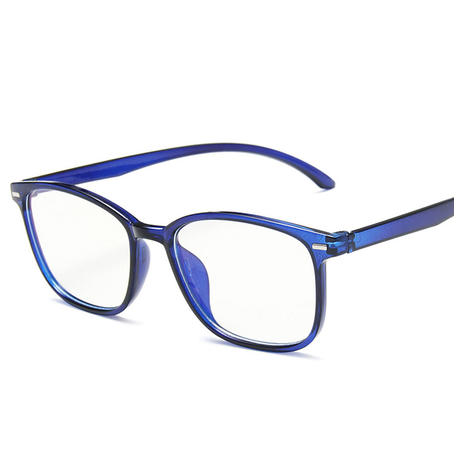 Spectacle Frames  Retro anti-blue glasses, personality, glasses frame, flat mirror  glasses frame