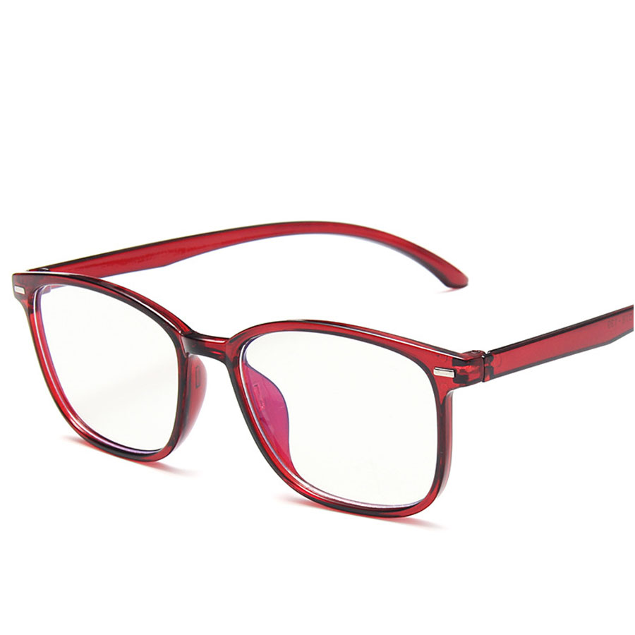 Spectacle Frames  Retro anti-blue glasses, personality, glasses frame, flat mirror  glasses frame