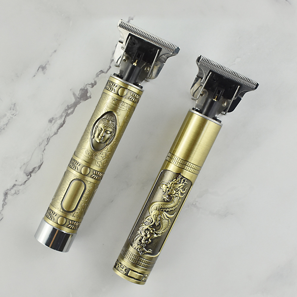 Retro Carved Electric Clippers household professional electric hair clipper Undercut Slicked-back