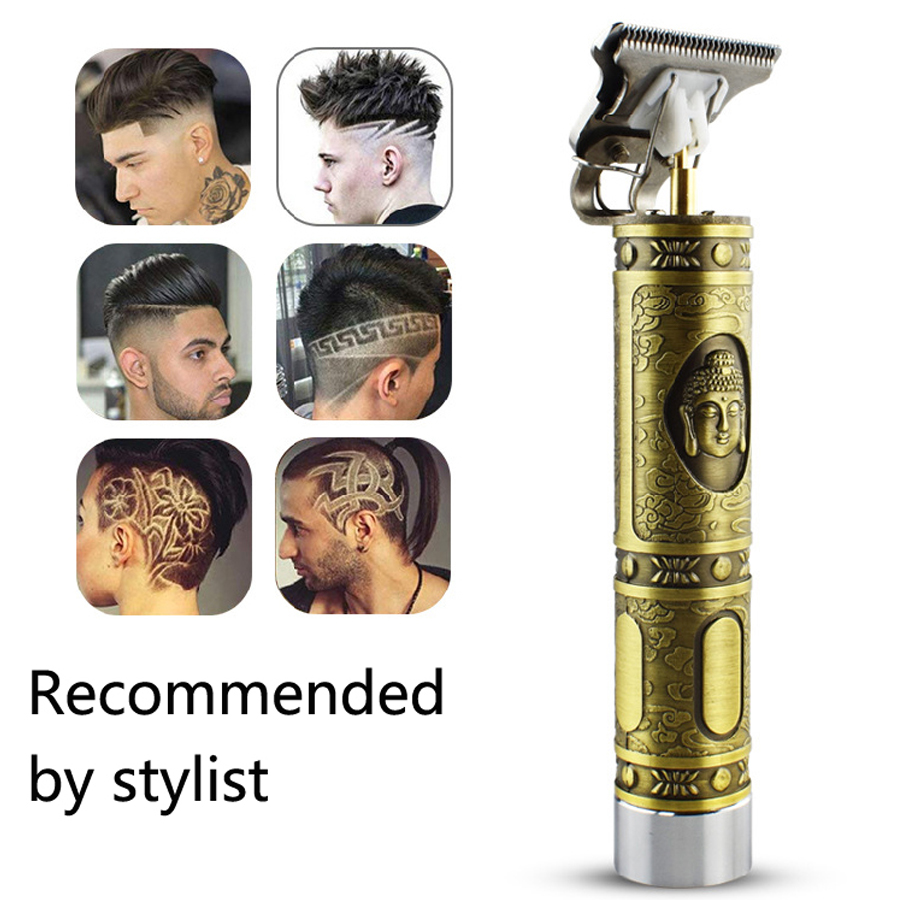 Retro Carved Electric Clippers household professional electric hair clipper Undercut Slicked-back