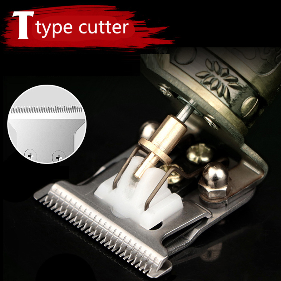 Retro Carved Electric Clippers household professional electric hair clipper Undercut Slicked-back