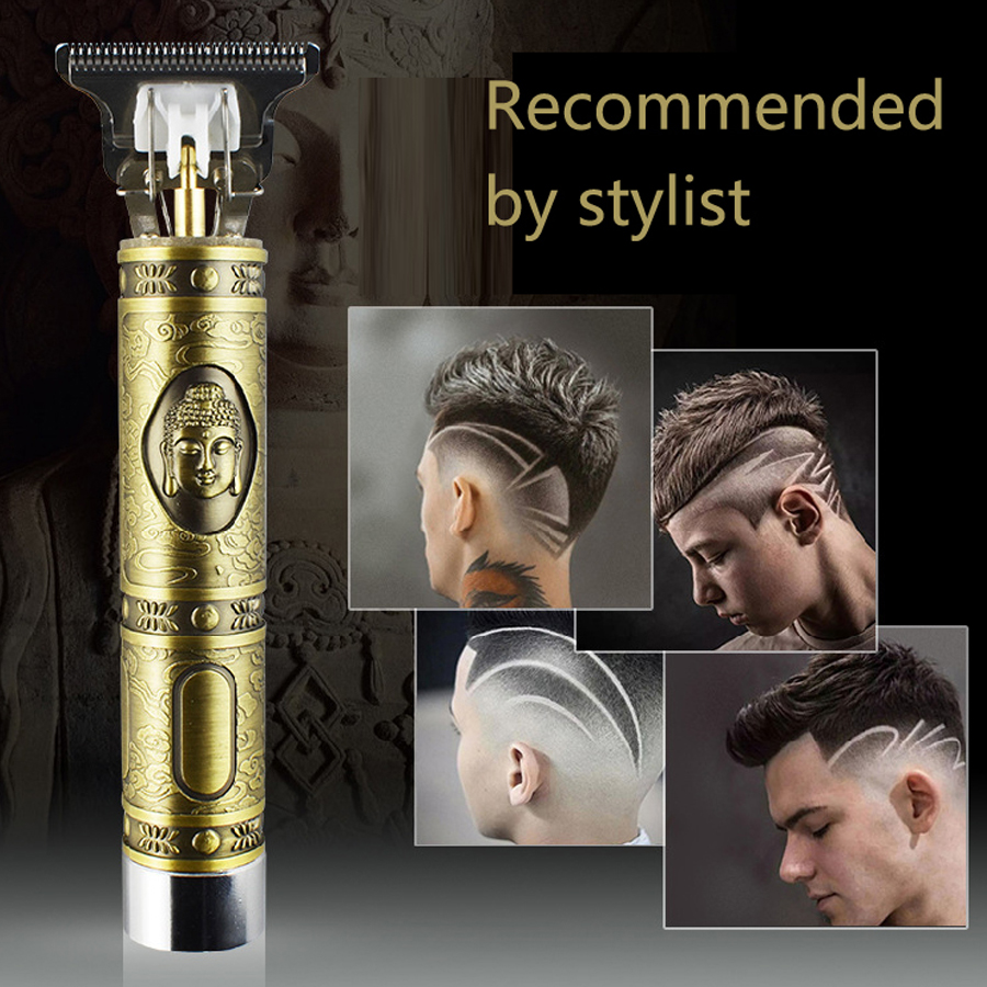 Retro Carved Electric Clippers household professional electric hair clipper Undercut Slicked-back