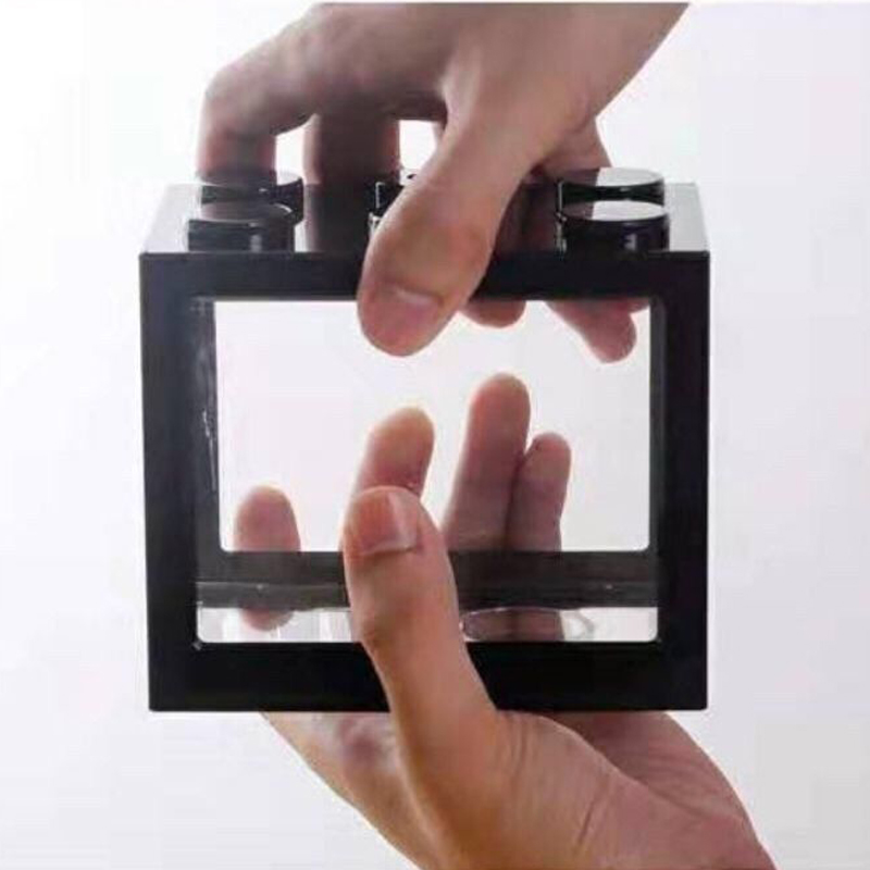 Aquarium Fish Tank Mini Building Blocks Spider Box Home Decor