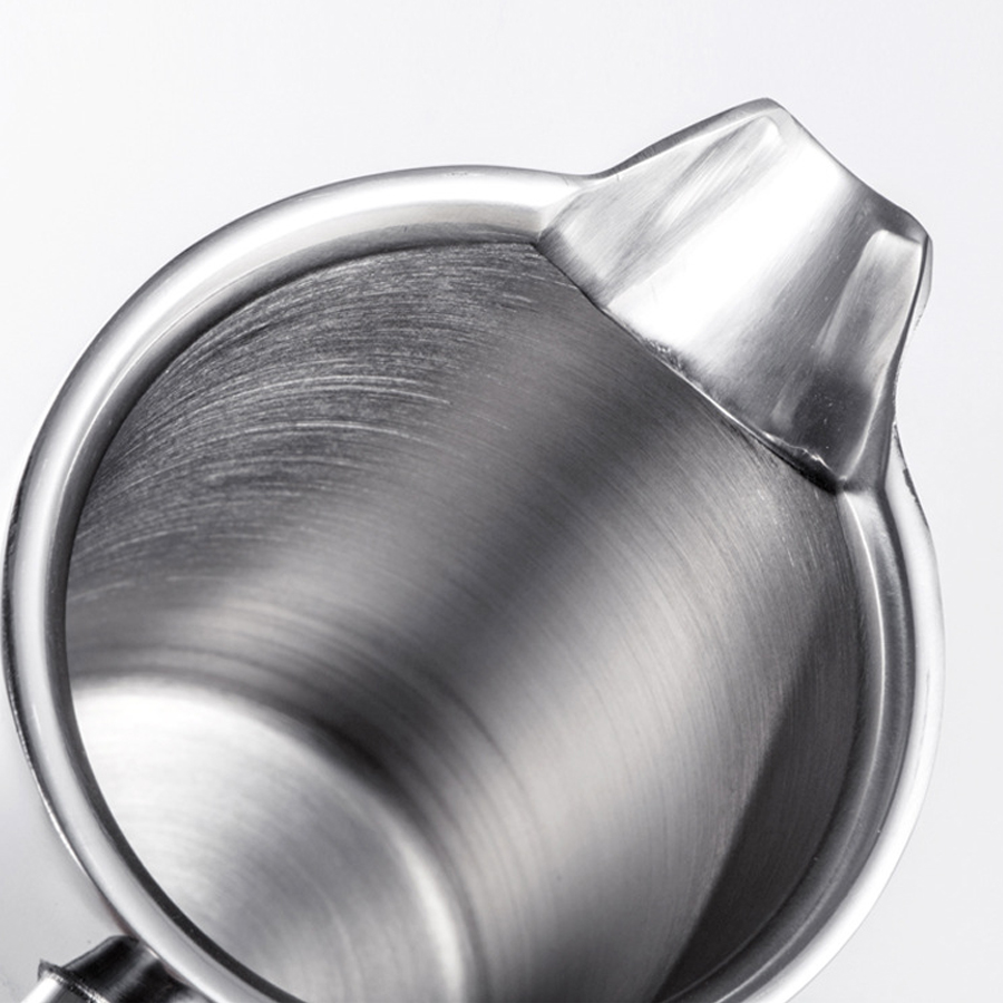 Double-layer insulation stainless steel French press pot filter household large-capacity hand-brewed coffee pot milk frother