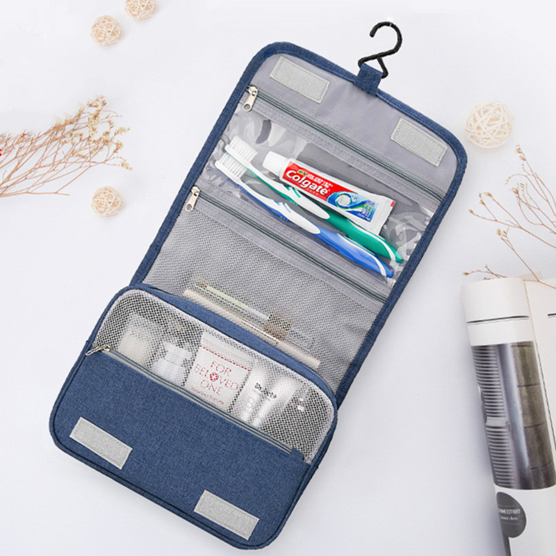 Fashion cationic travel storage wash bag outdoor makeup storage bag hanging wash bag men and women