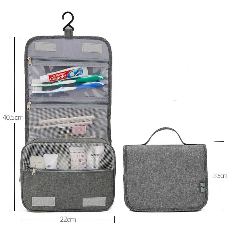 Fashion cationic travel storage wash bag outdoor makeup storage bag hanging wash bag men and women