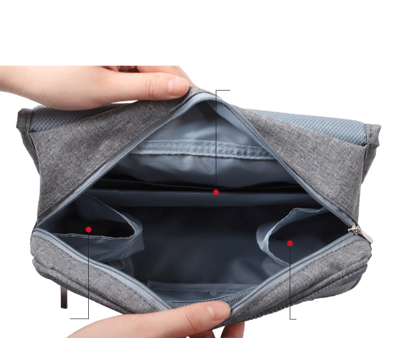Fashion cationic travel storage wash bag outdoor makeup storage bag hanging wash bag men and women