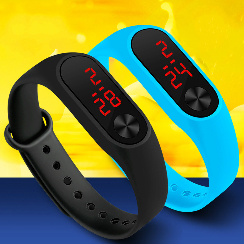 Fashion leds bracelets watches men and women sports electronic watches for kids and girls or ladies
