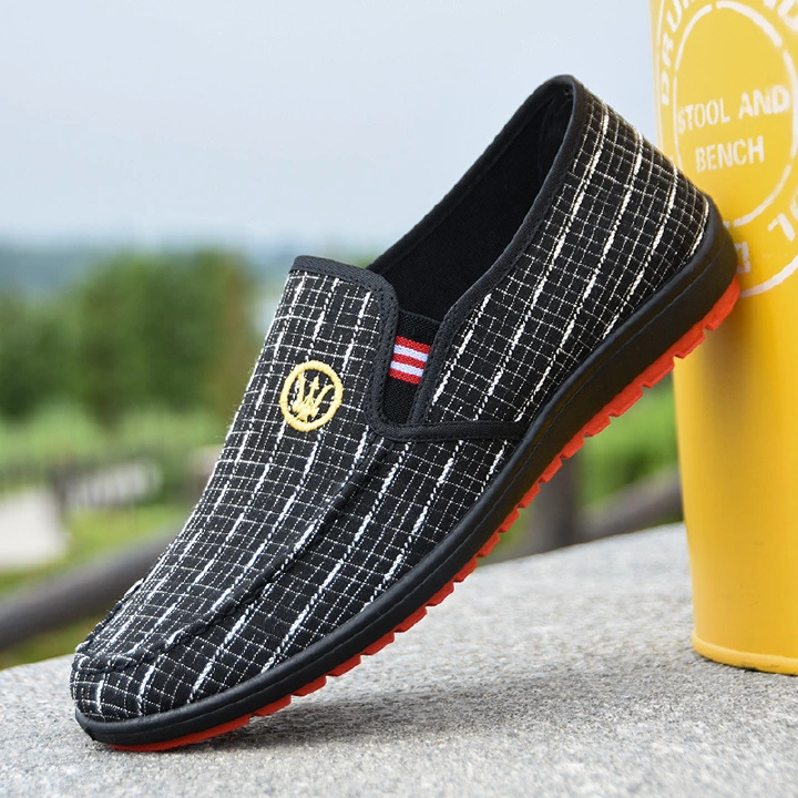 New Canvas Shoes Men's Shoes Cloth Shoes Soft Sole  Men's Casual Slacker Shoes Sports Running Shoes Athletic