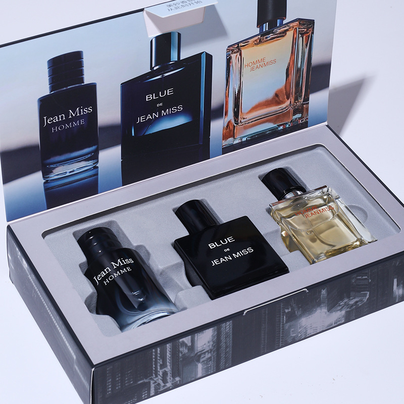 JEAN MISS Brand New 3-bottle 30ML Men's Perfume Gift  Suit