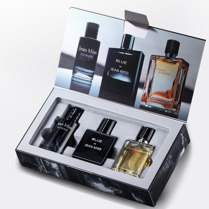 JEAN MISS Brand New 3-bottle 30ML Men's Perfume Gift  Suit