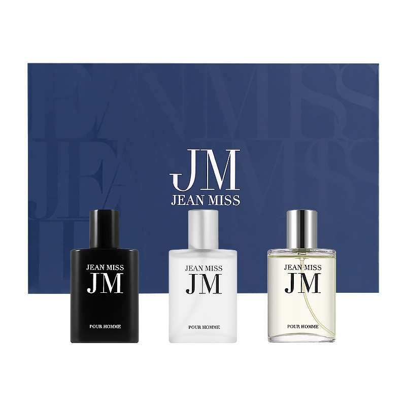 JEAN MISS Brand 3Pcs 30ML Men's Perfume Set Gentleman Ocean Cologne Durable Eau De Toilette