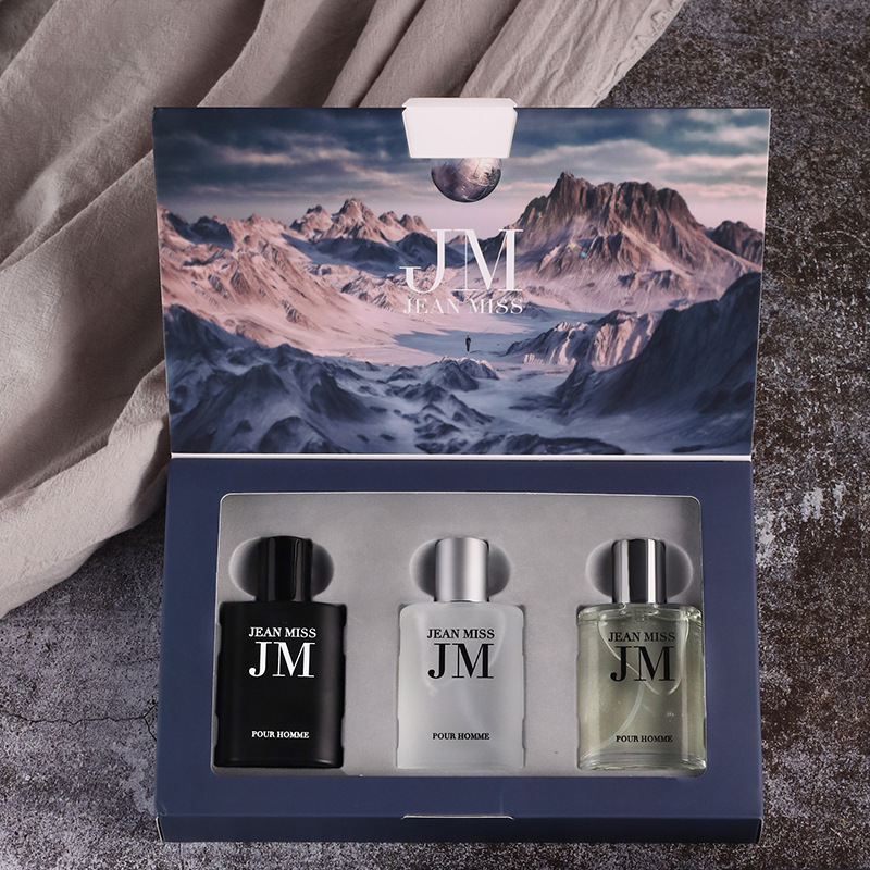 JEAN MISS Brand 3Pcs 30ML Men's Perfume Set Gentleman Ocean Cologne Durable Eau De Toilette