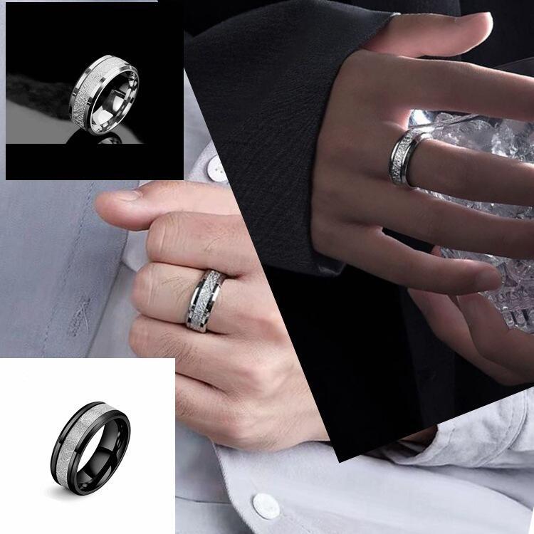 Personality Trend Titanium Steel Rime Rings Fashion Jewelry  For Men  Or Women Ring Accessories