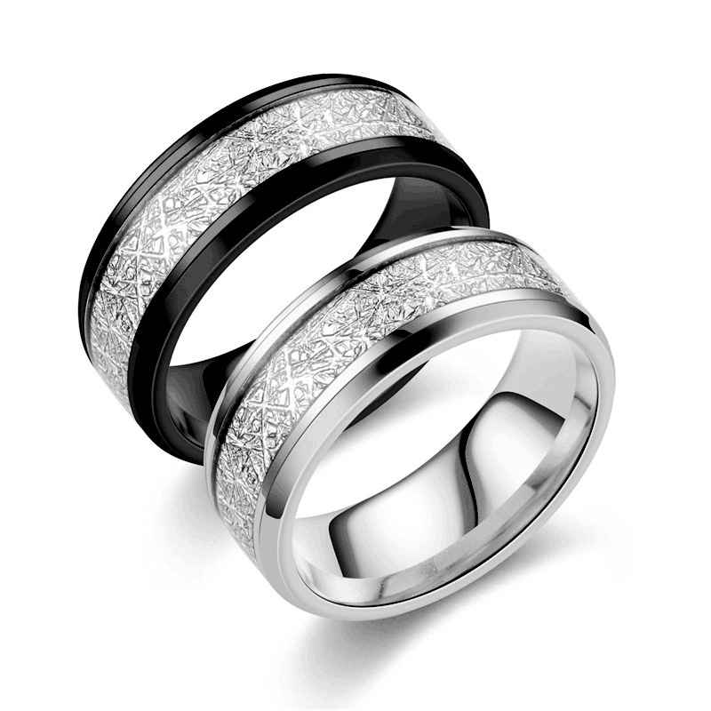 Personality Trend Titanium Steel Rime Rings Fashion Jewelry  For Men  Or Women Ring Accessories