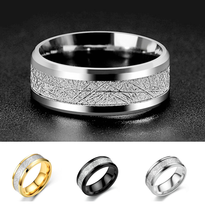 Personality Trend Titanium Steel Rime Rings Fashion Jewelry  For Men  Or Women Ring Accessories