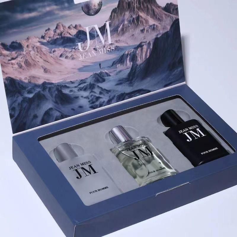 JEAN MISS Brand 3Pcs 30ML Men's Perfume Set Gentleman Ocean Cologne Durable Eau De Toilette