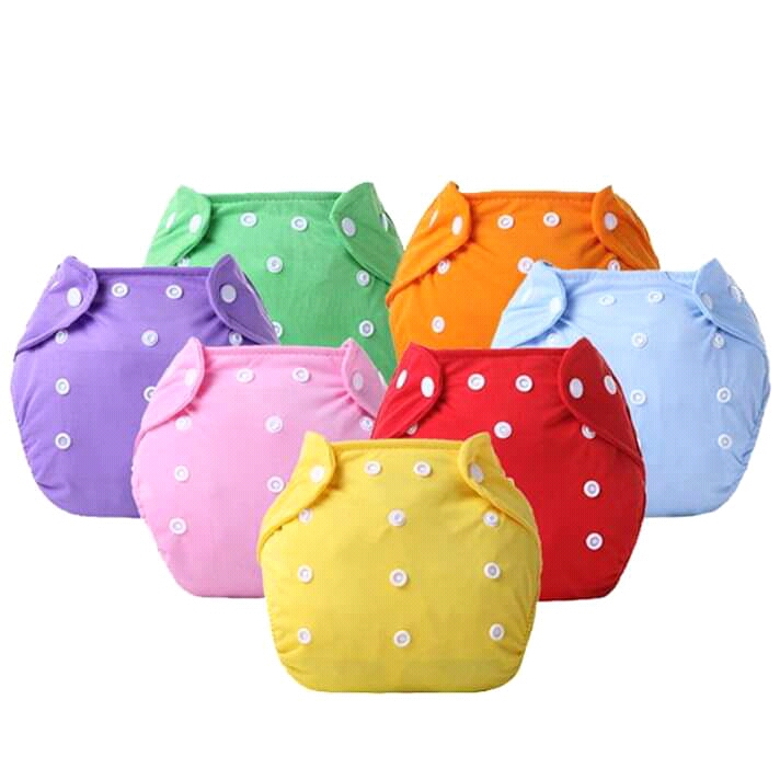 Washable diaper with 2 inserts