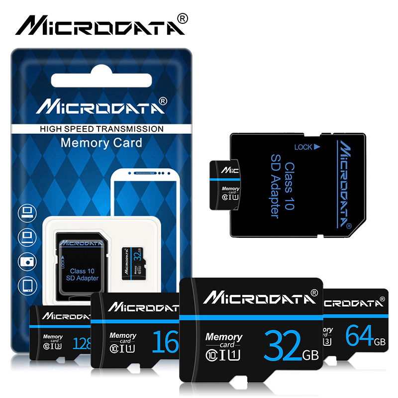 Class10 Memory Card 256Gb 64gb 32gb 16gb 8gb SD Card 128gb Flash USB Mini TF Cards for Smartphone PC