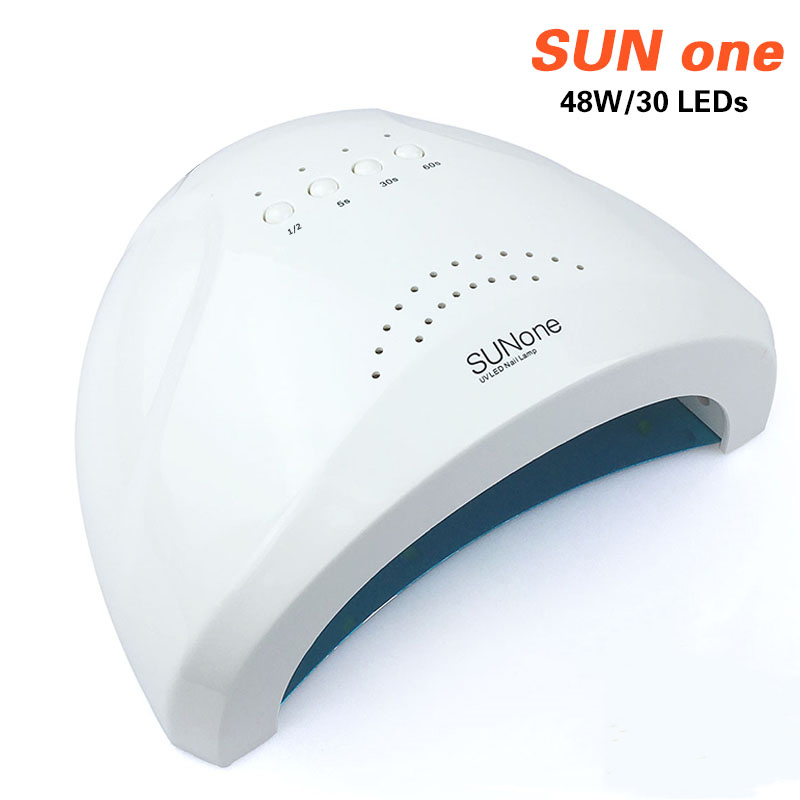 48W/30 LEDS Nail Dryer Machine Nails Lamp Dual-light Source Phototherapy Lamp For Drying UV Nails Gel Polish Manicure Tools