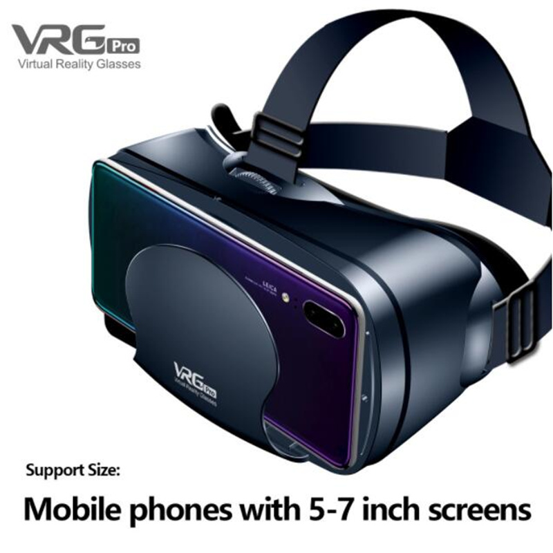 Original VR Virtual Reality 3D Glasses Box Stereo VR Google Cardboard Headset Helmet for IOS Android Smartphone,Wireless Rocker