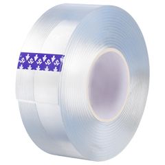 Nano Tape 20mm Width 5M Length Double Sided Tape Transparent Monster Tape Washable Reusable Adhesive Traceless Sticker Glue Thickness: 1mm Length: 5M