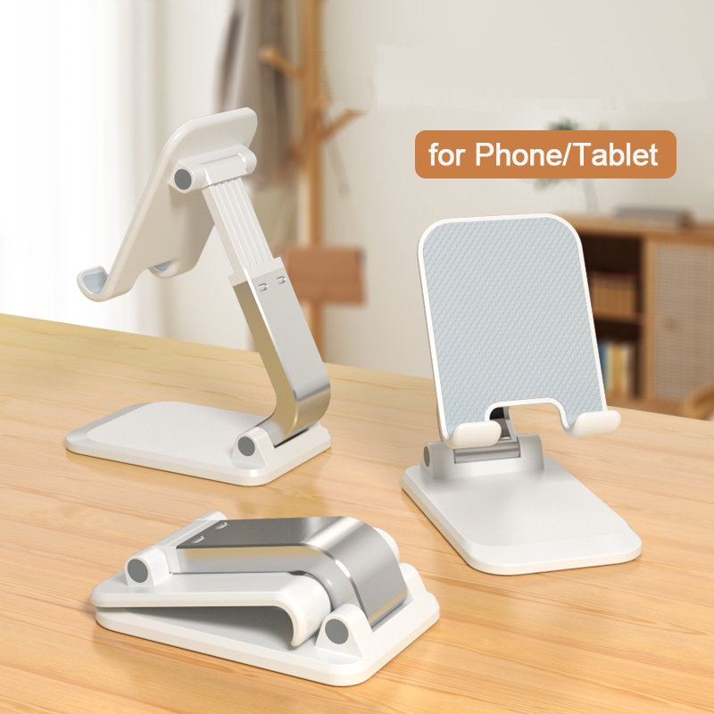 Q7 Desktop Tablet Phone Holder Stand For iPhone iPad Table Folding Extendable Support Metal Desk Adjustable Height Phone Mount