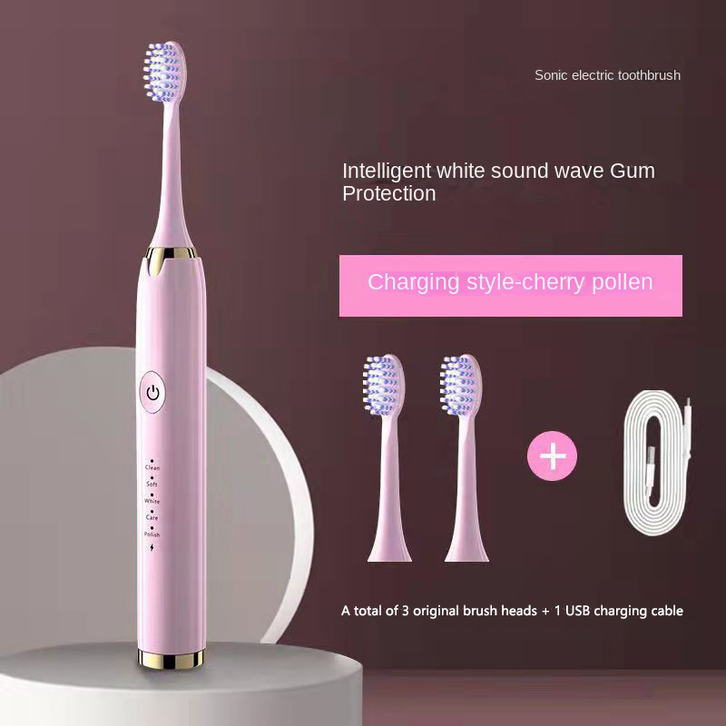 E810 Powerful Ultrasonic Sonic Electric Toothbrush USB Charge Rechargeable Tooth Brushes Washable Electronic Whitening Teeth Brush