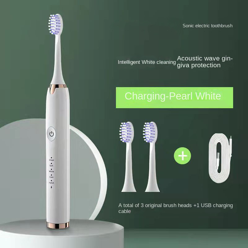 E810 Powerful Ultrasonic Sonic Electric Toothbrush USB Charge Rechargeable Tooth Brushes Washable Electronic Whitening Teeth Brush