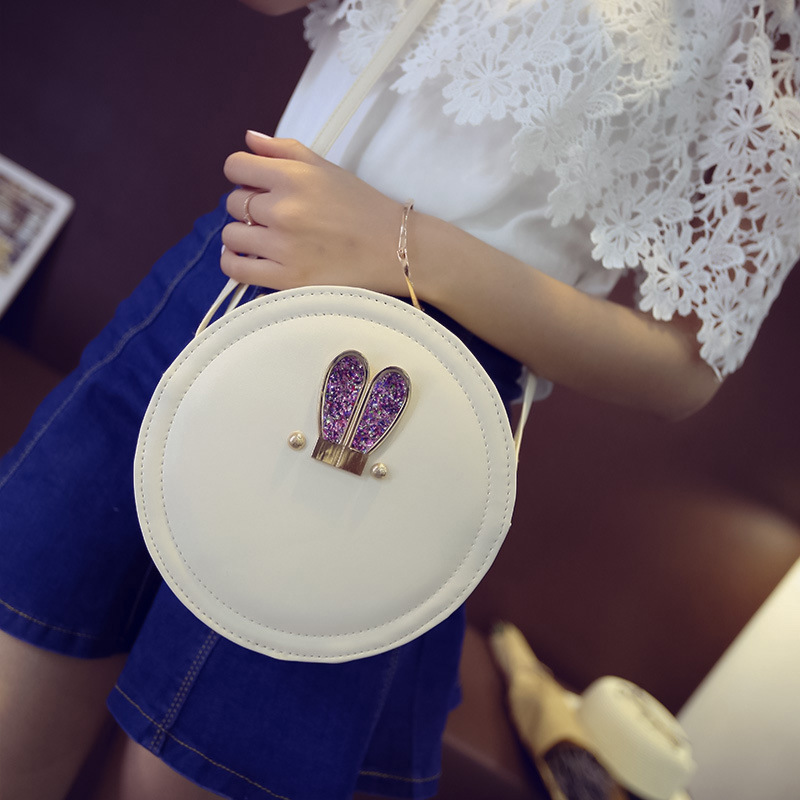 Fashion Online Wholesale Lovely Ear Small Round HandBag Chain Shopping Bag