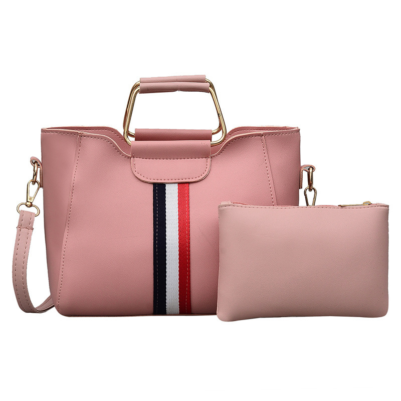 Wholesale Two-piece PU Hand Bag All-in-one Multi-functional Single Shoulder Slant Bag Set