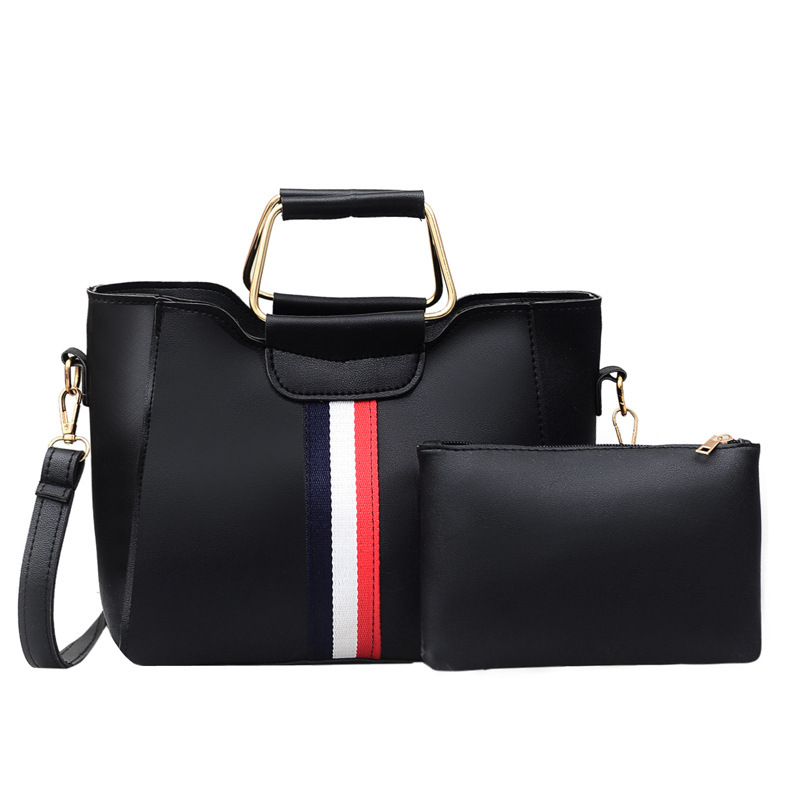 Wholesale Two-piece PU Hand Bag All-in-one Multi-functional Single Shoulder Slant Bag Set