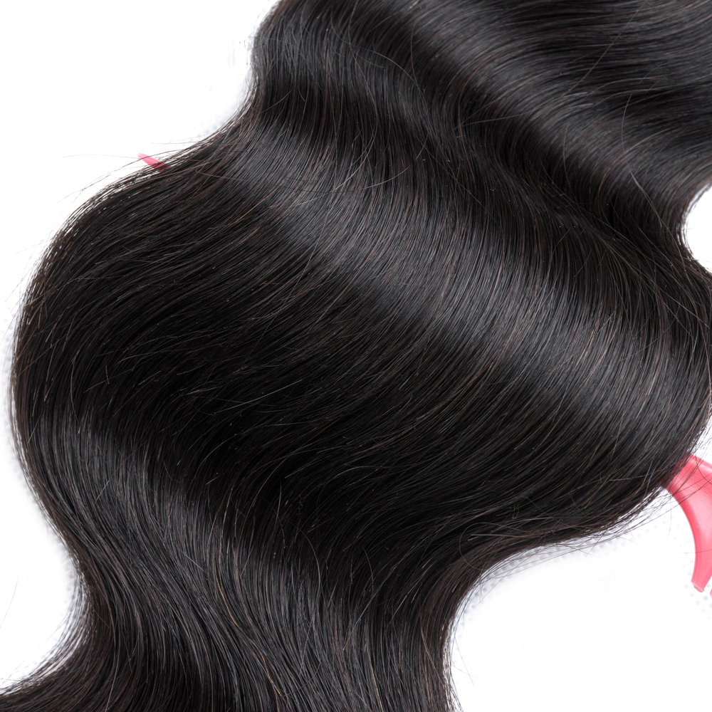 Fashion Online Brazilian Hair Body Wave 3Bundles With Lace Closure Remy Hair Extension