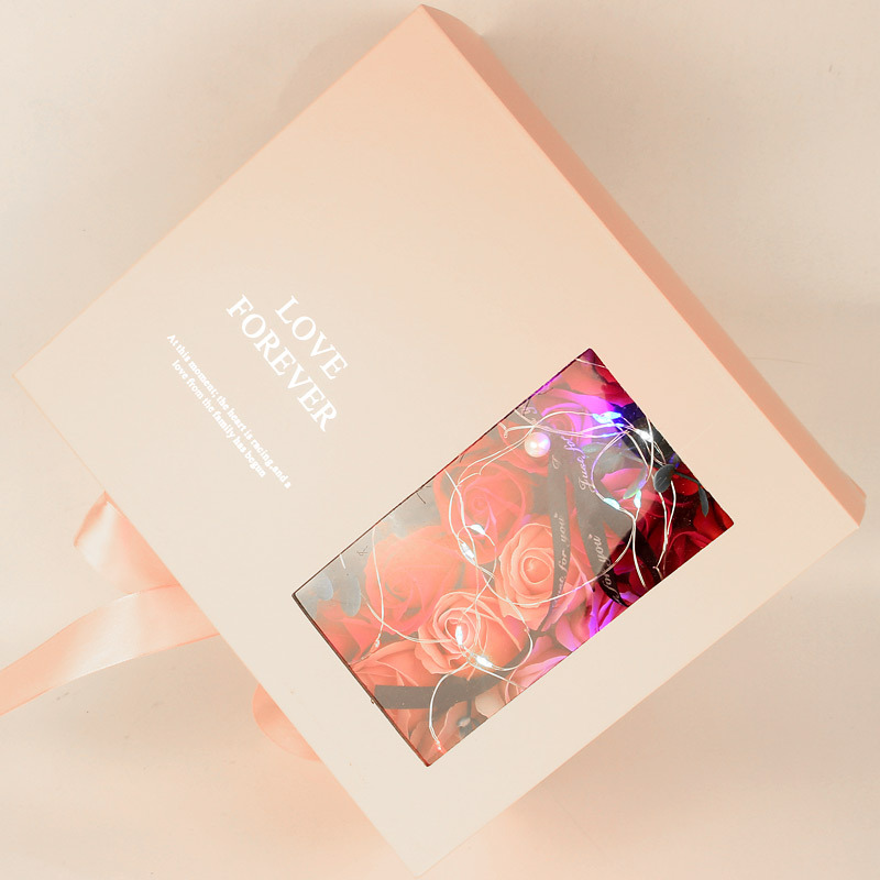 Fashion Online Rose Soap Rabbit Birthday Valentine's Girlfriend Gift Artificial Flowers' Presnets