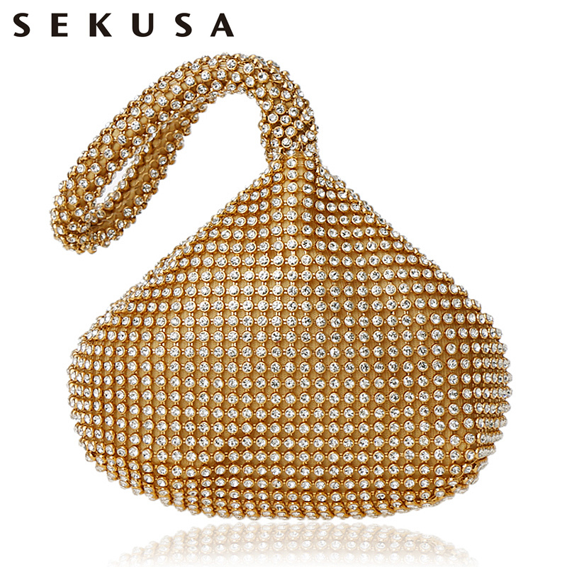 Women Evening Bags Open Style Lady Wedding Bridalmaid Handbags Purse Bag For New Year Gift Clutch