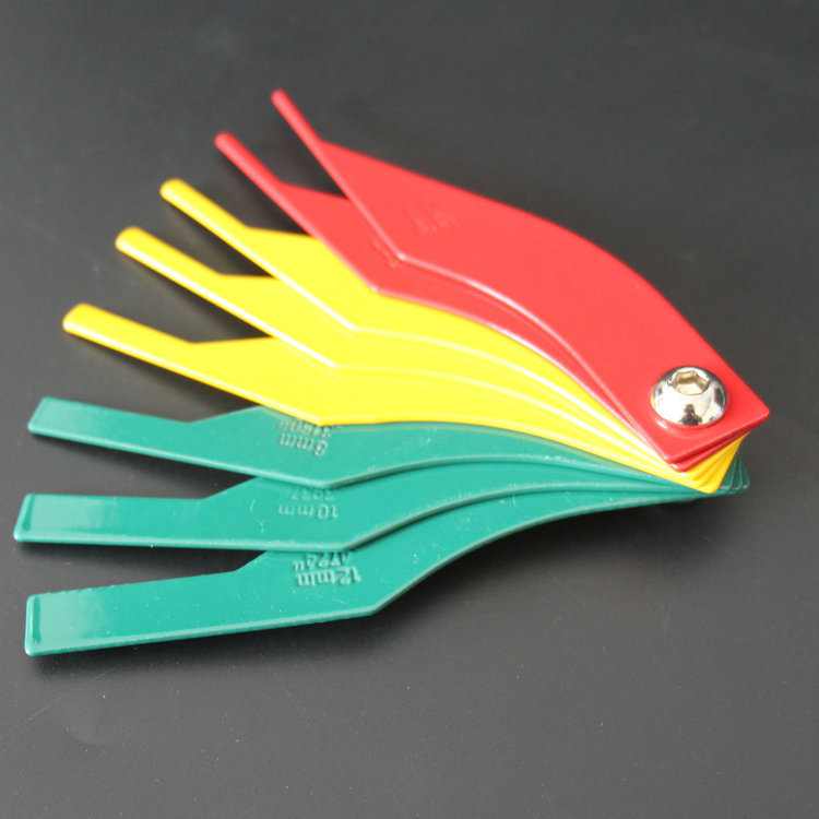 Brake pad scale brake pad thickness gauge brake pad tester wear tester